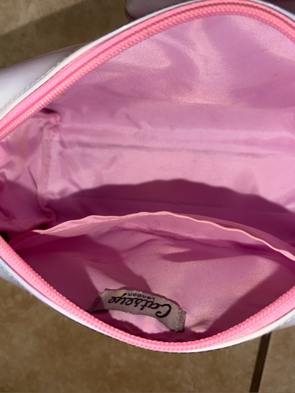 CATSEYE LONDON PINK & BLUE FLAMINGO COSMETICS BAG BUNDLE-CASE POUCH LINED ZIPPER - Picture 5 of 8